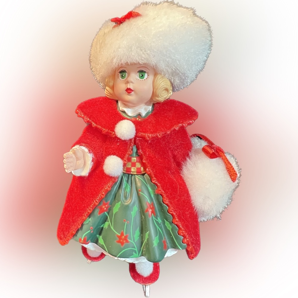 Hallmark, Madame Alexander ornament, “Christmas Holly”, 2000, #5
